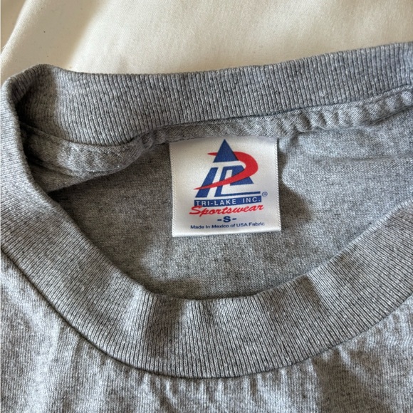 Fiesta Bowl T Shirt 2010 Boise State Broncos TCU Horn Frogs Gray Mens Small CFB - Picture 4 of 4